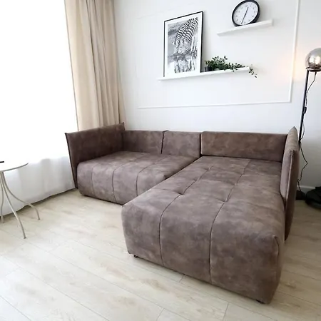 Stylish In Visoriai Fast Wi-fi شقة